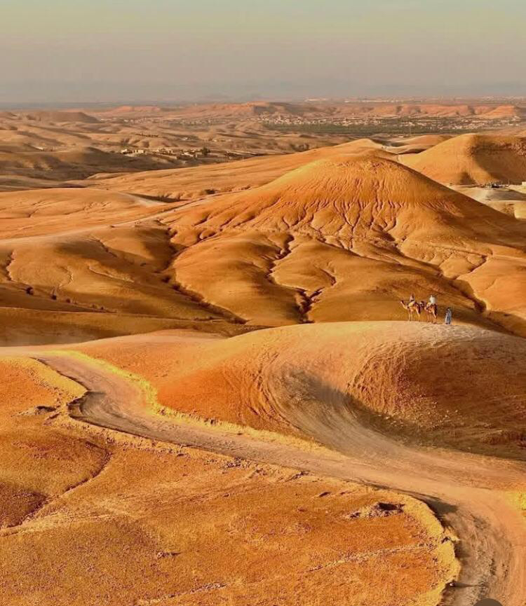 Balade en quad dans les dunes du désert d'Agafay près de Marrakech